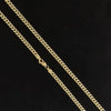 GOLDKETTE HERREN UND DAMEN MIAMI CUBAN LINK KETTE 4.5MM ECHTE 10K GOLD 417 (HALSKETTE UND ARMBAND) - Königlicher Siegelring