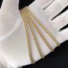 GOLDKETTE HERREN UND DAMEN MIAMI CUBAN LINK KETTE 4.5MM ECHTE 10K GOLD 417 (HALSKETTE UND ARMBAND) - Königlicher Siegelring