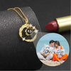 KETTE MIT BILD IM STEIN - 925 SILBER BILD HALSKETTE FÜR DAMEN - Königlicher Siegelring