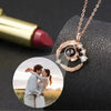 KETTE MIT BILD IM STEIN - 925 SILBER BILD HALSKETTE FÜR DAMEN - Königlicher Siegelring