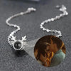 KETTE MIT BILD IM STEIN AUS 925K STERLING SILBER - HIRSCH-HALSKETTE - Königlicher Siegelring