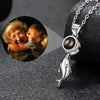 KETTE MIT BILD IM STEIN - PERSONALISIERTE 925 STERLING SILBER WAL HALSKETTE - Königlicher Siegelring