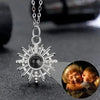 KETTE MIT BILD IM STEIN - PERSONALISIERTE ECHT SILBER HALSKETTE FÜR DAMEN UND HERREN - Königlicher Siegelring