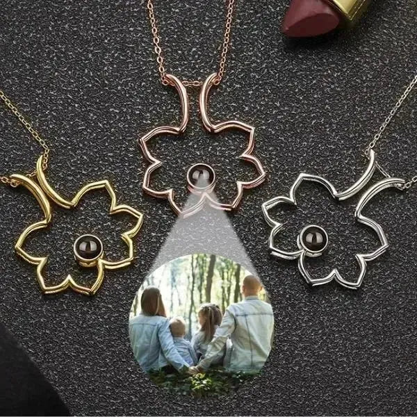 KETTE MIT BILD IM STEIN - PERSONALISIERTE FOTOKETTE AUS 925 ECHT SILBER - Königlicher Siegelring