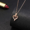 KETTE MIT BILD IM STEIN - PERSONALISIERTE FOTOKETTE MIT HERZ UND ROSE AUS ECHTEM SILBER - Königlicher Siegelring