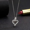 KETTE MIT BILD IM STEIN - PERSONALISIERTE FOTOKETTE MIT HERZ UND ROSE AUS ECHTEM SILBER - Königlicher Siegelring
