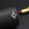 KETTE MIT BILD IM STEIN - PERSONALISIERTE FOTOKETTE MIT HERZ UND ROSE AUS ECHTEM SILBER - Königlicher Siegelring
