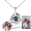 KETTE MIT BILD IM STEIN : PERSONALISIERTE HALSKETTE LIEBE ERINNERUNG ROMANTISCHE - FOTO KETTE - Königlicher Siegelring