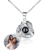 KETTE MIT BILD IM STEIN : PERSONALISIERTE HALSKETTE LIEBE ERINNERUNG ROMANTISCHE - FOTO KETTE - Königlicher Siegelring