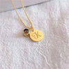 KETTE MIT BILD IM STEIN : PERSONALISIERTE - KETTE MIT BUCHSTABEN - Königlicher Siegelring