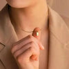 KETTE MIT BUCHSTABEN GOLD : INITIALEN-PLAKETTE HALSKETTE - Königlicher Siegelring