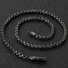 KÖNIGSKETTE HERREN DAMEN SILBER UND SCHWARZ 6MM - Königlicher Siegelring