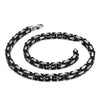 Königsketten für Herren – Silber, Gold & Schwarz | 4 mm bis 8 mm - Königlicher Siegelring