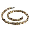 Königsketten für Herren – Silber, Gold & Schwarz | 4 mm bis 8 mm - Königlicher Siegelring