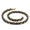 Königsketten für Herren – Silber, Gold & Schwarz | 4 mm bis 8 mm - Königlicher Siegelring