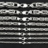 KÖNIGSKETTE SILBER HERREN 5MM BALI BYZANTINISCHE HALSKETTE - Königlicher Siegelring