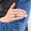 Opal Ring Herren - Königlicher Siegelring