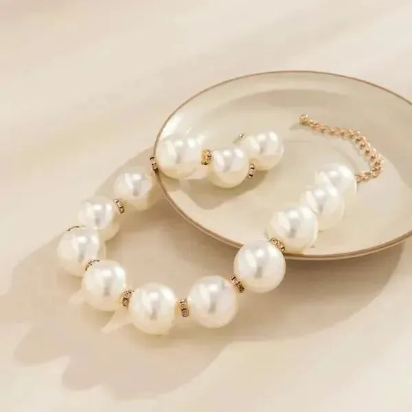 PERLENKETTE DAMEN MODERN GROSSE PERLE - Königlicher Siegelring