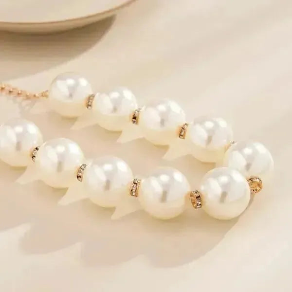 PERLENKETTE DAMEN MODERN GROSSE PERLE - Königlicher Siegelring