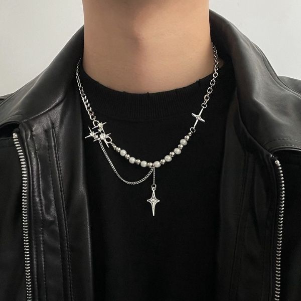 perlenkette-herren-damen-bts-zirkon-kreuz-stern-perlen-unisex-hiphop-nachahmung-perle-stern-halskette-geometrisce-quaste