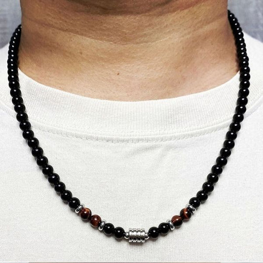 perlenkette-herren-trend-schwarz-naturliche-tigerauge-stein-perlen-choker-edelstahl-perlen-halskette