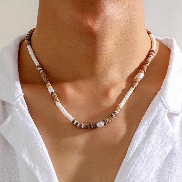 perlenkette-herren-weiss-braun-hip-hop-nachahmung-perle-holz-perlen-halskette-choker-schmuck-kragen-damen