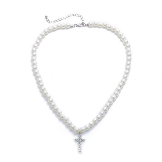 perlenkette-herren-weiss-diamant-kreuz-trend-halskette