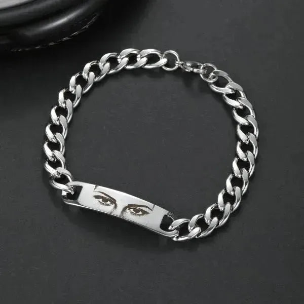 Personalisierte Armbänder mit Bild - Augengravur - Königlicher Siegelring