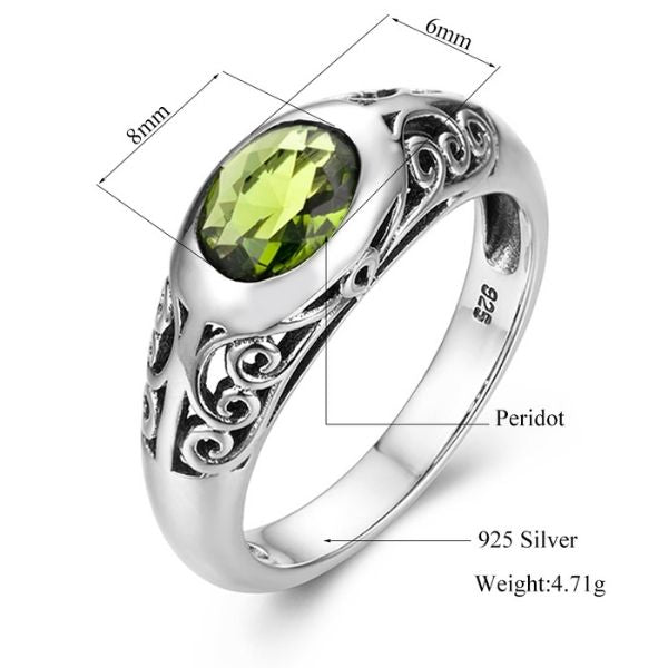 ring-siegelring-damen-peridot-silber-retro-glanz-mit-stein