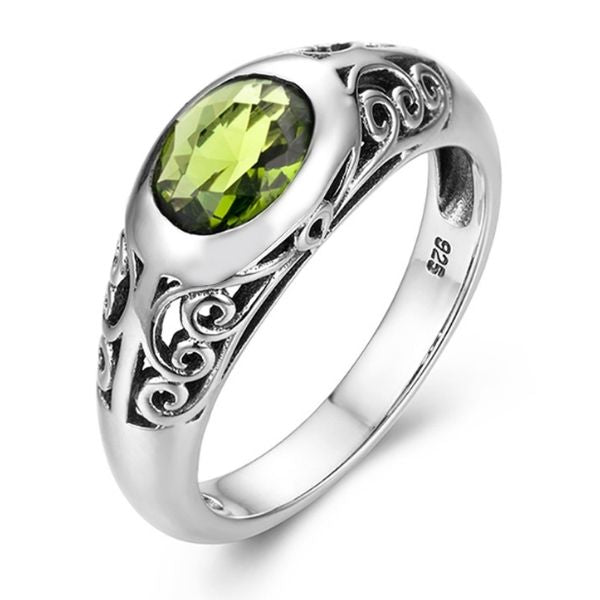 ring-siegelring-damen-peridot-silber-retro-glanz-mit-stein