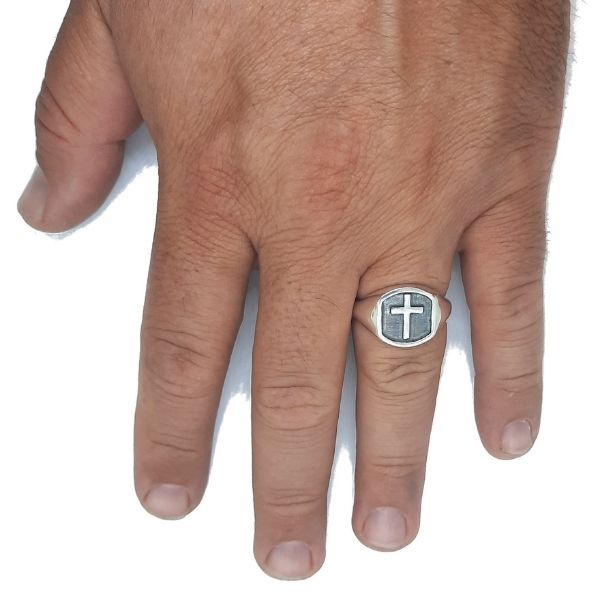 ring-siegelring-einzigartig-spirituelles-christliches-symbol-herren-silber-kreuz