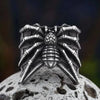 SIEGELRING AUS EDELSTAHL IN FORM EINER SPINNE - GOTHIC BIKER STYLE - Königlicher Siegelring