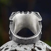 SIEGELRING AUS EDELSTAHL IN FORM EINER SPINNE - GOTHIC BIKER STYLE - Königlicher Siegelring