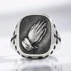 SIEGELRING CHRISTLICHEM SILBER - SYMBOL FÜR GLAUBEN UND ELEGANZ - Königlicher Siegelring
