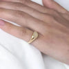 SIEGELRING DAMEN GOLD 14 KARAT - PINKY DIAMANT OVAL HERZ GOLDRING - Königlicher Siegelring