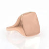 SIEGELRING DAMEN GOLD INITIALE - 14K GOLD PINKY GRAVIERT PERSONALISIERTER GOLD RING PERSONALISIEREN - Königlicher Siegelring