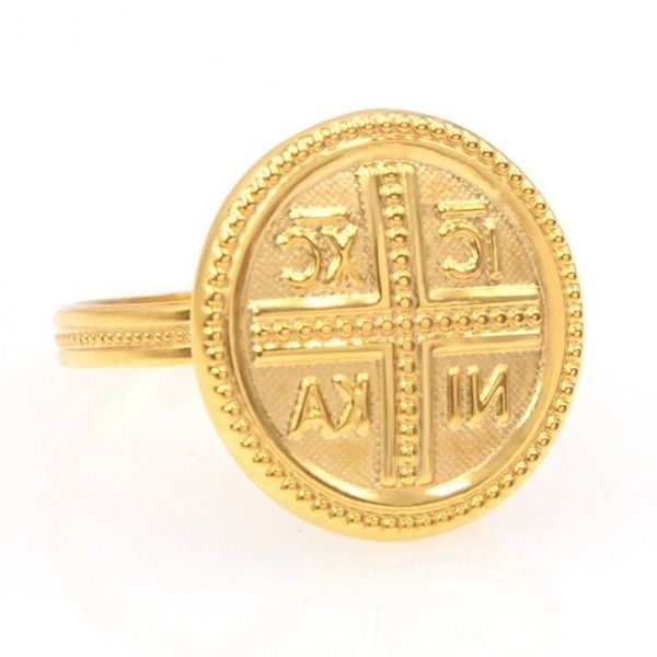 siegelring-damen-gold-munze-griechisch-christlich-massiv-gold-byzantinisches-kreuz-orthodox-14-karat-ring