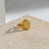 SIEGELRING DAMEN GOLD UND SILBER FARBE - ABSOLUTER STIL UND ELEGANZ - Königlicher Siegelring