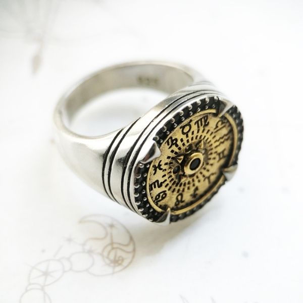 siegelring-damen-herren-silber-ring-gold-farbe-elemente-natur-europaischen-stil-feiner-schmuck-frauen-manner-vintage-925-sterling-silber-geschenk
