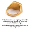 SIEGELRING GELBEM ACHAT STEIN - HERKULES ALTGRIECHISCH - 9-14-18 KARAT GOLD - Königlicher Siegelring
