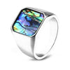 Siegelring Herren Damen - Muschel Ring - Königlicher Siegelring