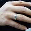SIEGELRING HERREN DAMEN SILBER : EINZIGARTIGES PERSONALISIERTES GESCHENK - Königlicher Siegelring