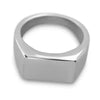 SIEGELRING HERREN EDELSTAHL - DÜNNER RING KLASSICHER STIL - HERRENRING - Königlicher Siegelring