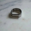 SIEGELRING HERREN EDELSTAHL MINIMALISTISCHES MODERNES DESIGN - HERRENRING - Königlicher Siegelring