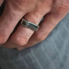 SIEGELRING HERREN EDELSTAHL MINIMALISTISCHES MODERNES DESIGN - HERRENRING - Königlicher Siegelring