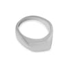 SIEGELRING HERREN EDELSTAHL - SCHMALER RING-KLASSICHER - HERRENRING - Königlicher Siegelring