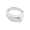 SIEGELRING HERREN EDELSTAHL - SCHMALER RING-KLASSICHER - HERRENRING - Königlicher Siegelring