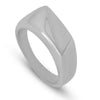 SIEGELRING HERREN EDELSTAHL - SCHMALER RING-KLASSICHER - HERRENRING - Königlicher Siegelring