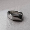 SIEGELRING HERREN EDELSTAHL - SCHMALER RING-KLASSICHER - HERRENRING - Königlicher Siegelring