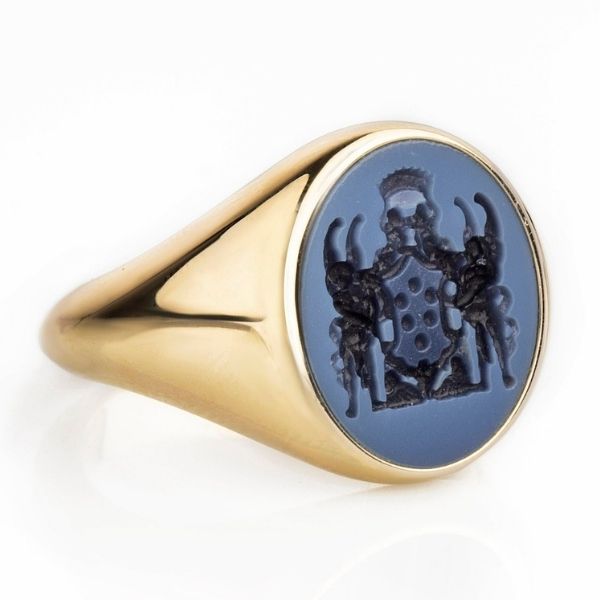 siegelring-herren-gold-9-14-18-karat-oder-925-silber-mit-sardonyx-stein-intaglio-familienwappen-oder-personalisiertes-wappen-blauer-kamee-wachs-ring-herrenring-personalisieren